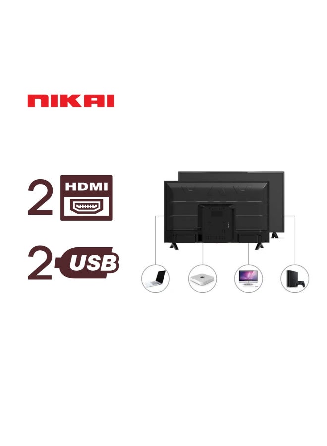 نيكاي 49 Inch Smart FULL HD Android 14 LED TV, Frame less Design, NTV5000SLED NTV5000SLED Black - Image 4