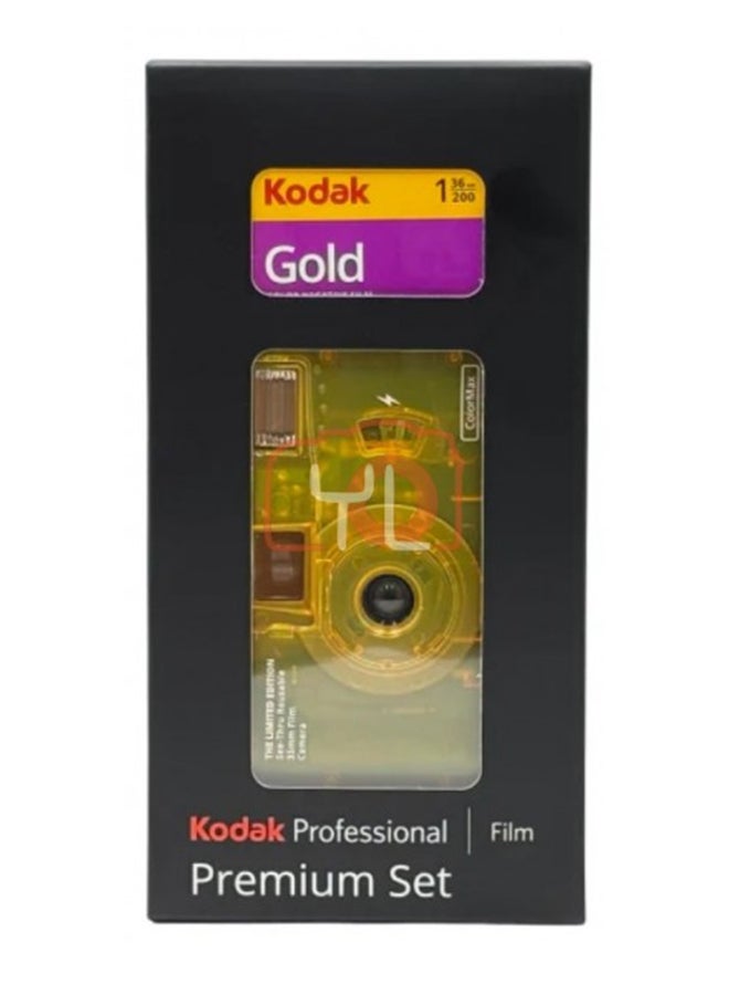 Kodak Color Max film Camera + Gold 200 Film Yellow - Image 1