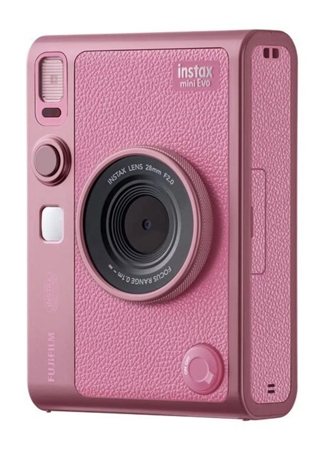 فوجي فيلم Instax Mini Evo Pink Cheki Instant Camera - Image 2
