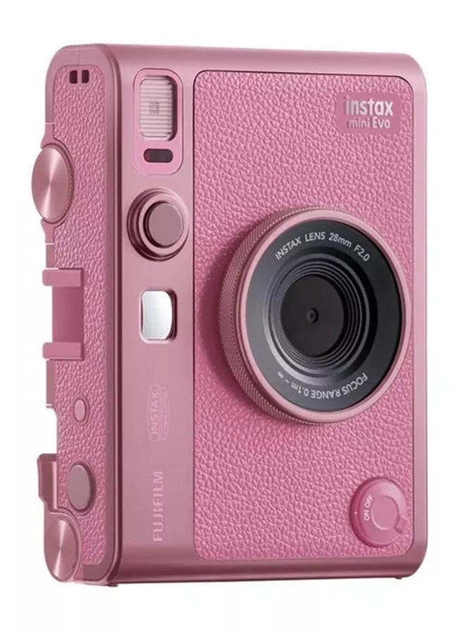 فوجي فيلم Instax Mini Evo Pink Cheki Instant Camera - Image 3