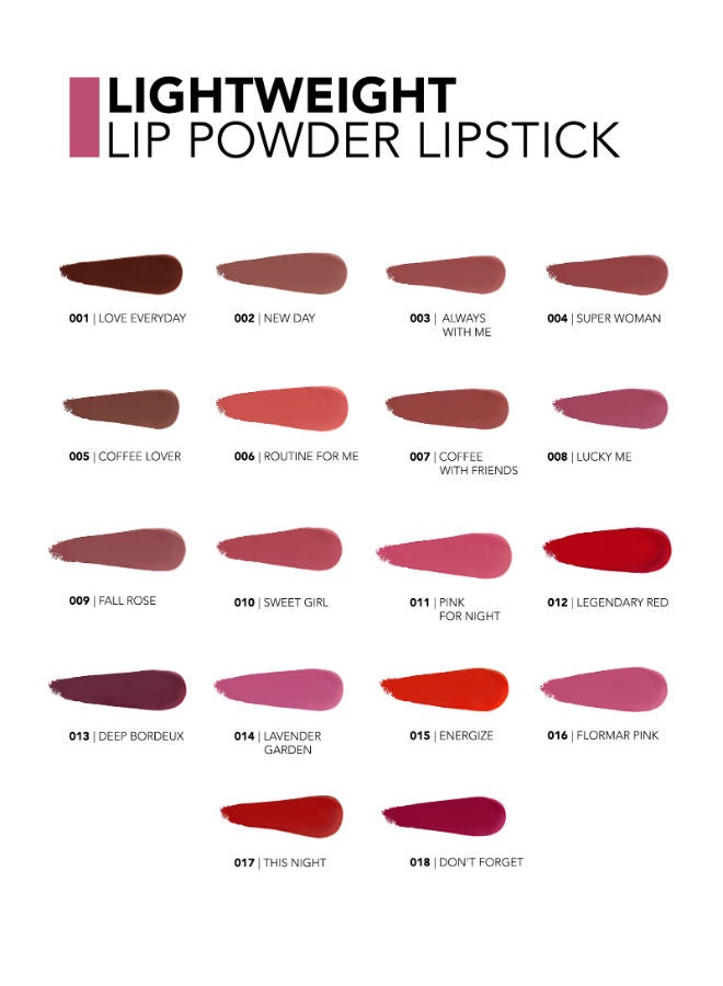 فلورمار أحمر شفاه بودرة خفيفة الوزن - Image 3