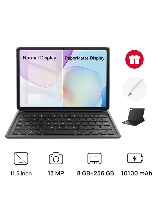 هواوي MatePad 11.5 2025 PaperMatte Edition Tablet WIFI 8 GB RAM + 256 GB Space Gray Middle East Version with Free Keyboard + M-pencil - Middle East Version - Image 1