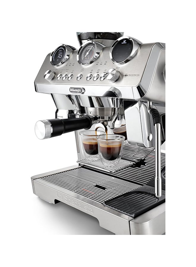 ديلونجي De'Longhi La Specialista Maestro EC9885.M, Espresso Pump Coffee Machine with Cold Extraction Technology, Professional Milk Frothing Nozzle, Sensor Grinding Technology, Includes Barista Kit, Metal 1.98 L 1450 W EC9885.M metal - Image 5