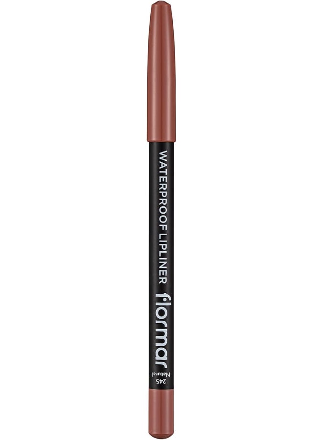flormar F/M Waterproof Lipliner Pencil - 245 Natural - Image 2