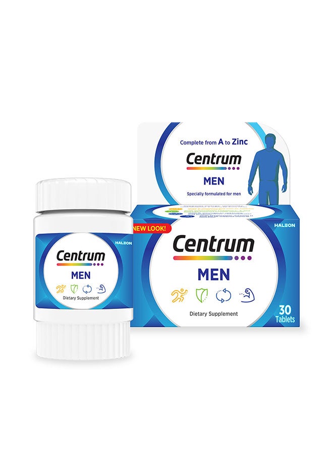 Centrum Men Specially Formulated Multivitamin for Men, 30 Tablets - Image 2