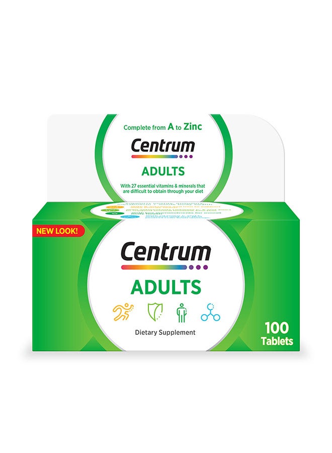 Centrum Adult Multivitamin, 100 Tablets - Image 1