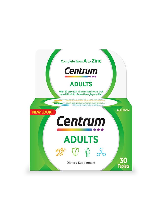 Centrum Adult Multivitamin, 30 Tablets - Image 1