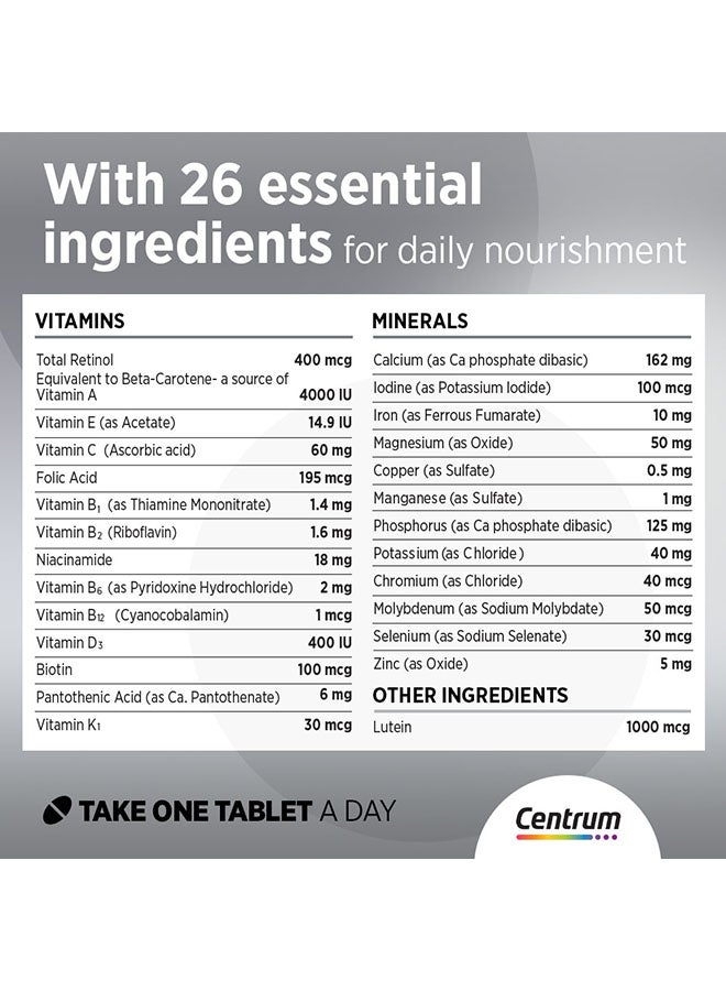 Centrum Silver Adults 50+,  30 Tablets - Image 3