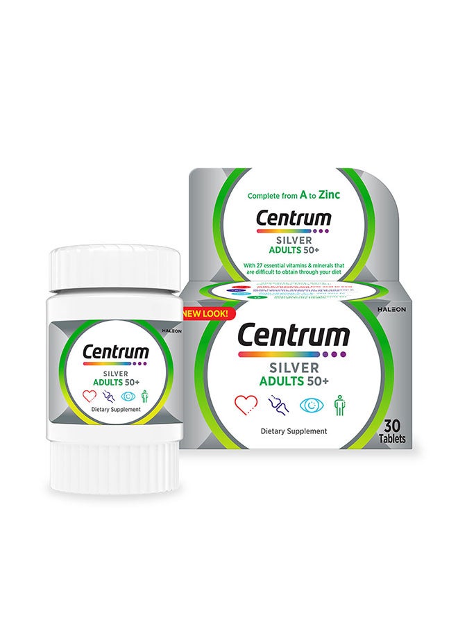 Centrum Silver Adults 50+,  30 Tablets - Image 2