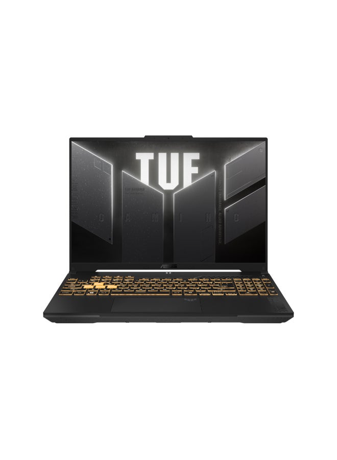 أسوس TUF Gaming F16 Laptop With 16 Inch WUXGA(1920X1200) Display,Intel Core i7-13620H Processor/16GB RAM DDR5/512GB SSD/6GB Nvidia GeForce RTX Graphics/Windows 11 Home/ English/Arabic Mecha Gray - Image 1