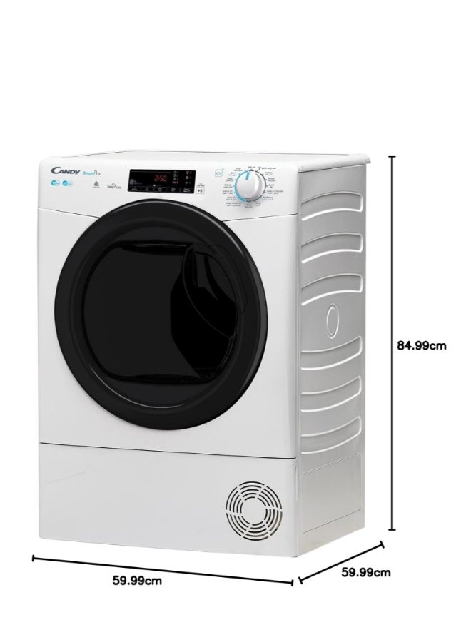 CANDY SmartPro 10KG Condensor Dryer - Clothes Dryer - White - WIFI+BT - CSOEC10TBE-19 10 kg 2300 W CSOEC10TBE-19 White - Image 2