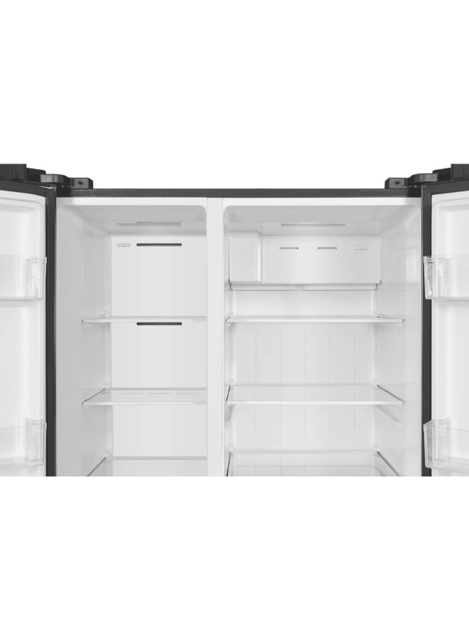 TCL Side By Side Refrigerator Ref Capacity 488 L 11.4 Ft, Freezer Capacity 5.8 Ft, P635SBSIX stellar silver - Image 3