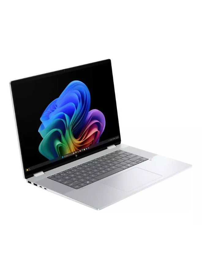 HP OmniBook X Flip NG x360 Laptop With 16 Inch WUXGA (1920x1200) Display, Intel Core Ultra 5-226V Processor/16GB RAM DDR5/512GB SSD/Intel Arc Graphics/Windows 11/ English/Arabic Glacier Silver - Image 2