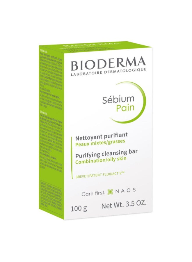 بيوديرما صابون سيبيوم باين المنظف للبشرة الدهنية - Image 1