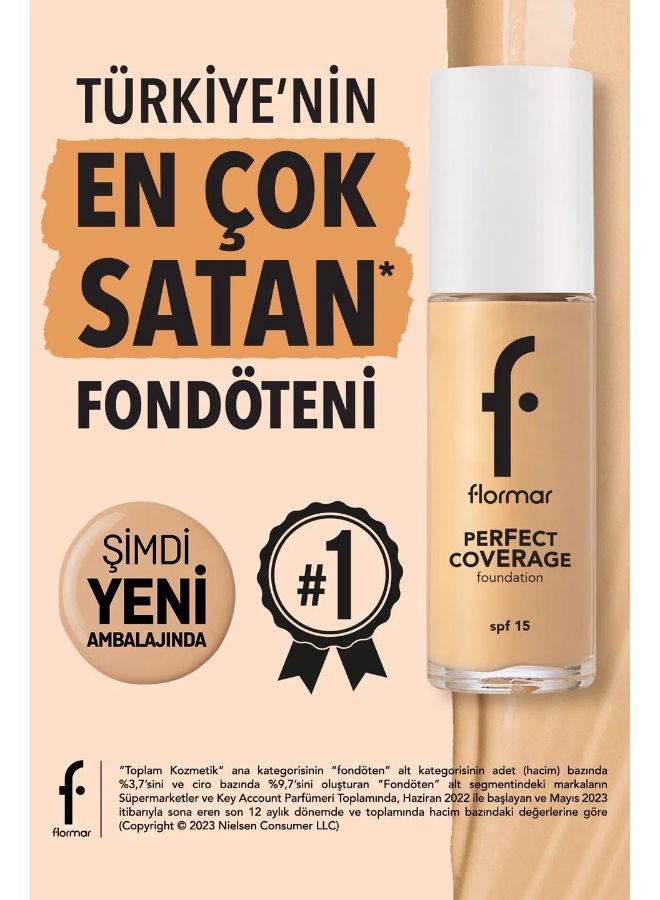 فلورمار Perfect Coverage Foundation 108 Honey - Image 4