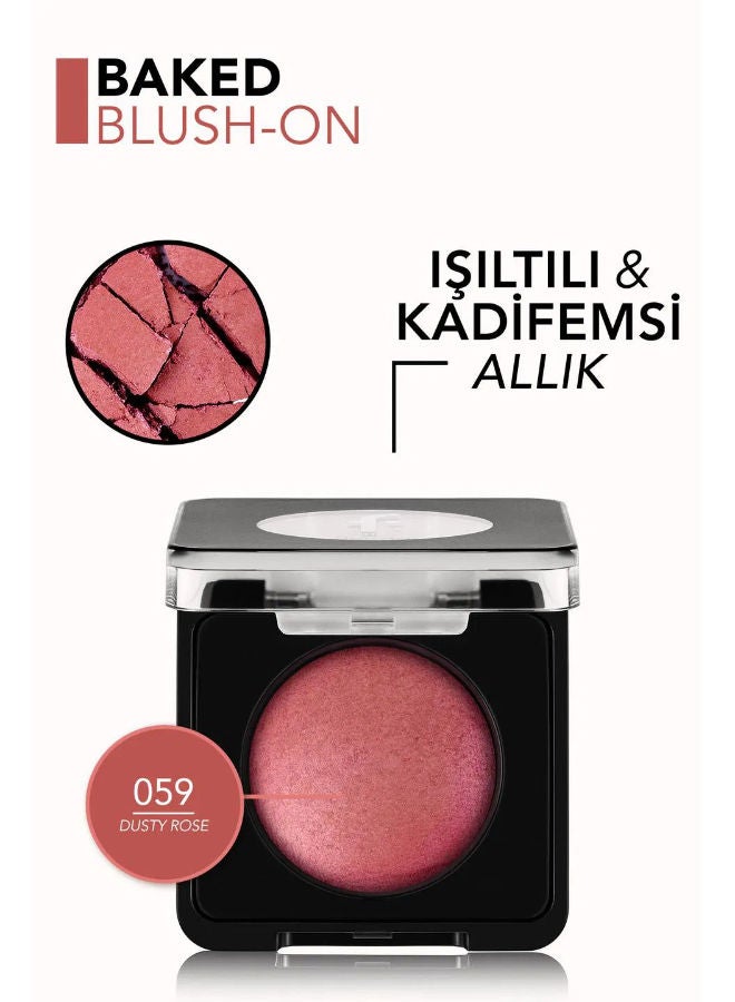 فلورمار Baked Blush-On 059 Dusty Rose - Image 4