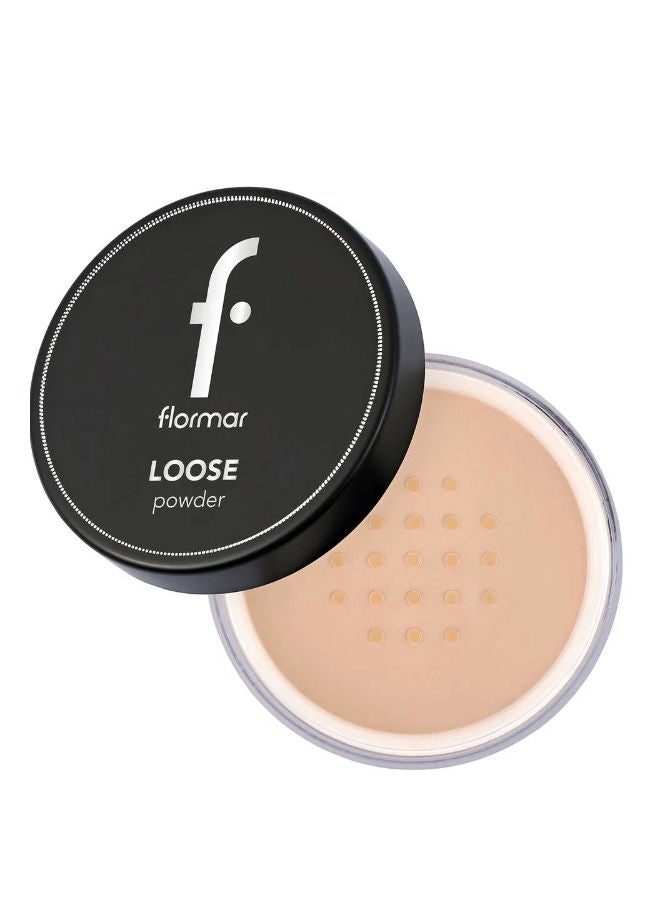 flormar Loose Ultra-Fine Texture & Semi-Matte Finish Setting Loose Powder 003 Medium Sand - Image 1