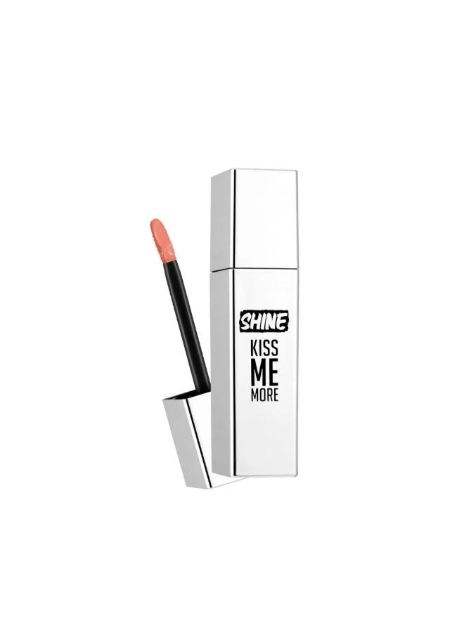 flormar Shine Kiss Me More Long-Lasting & Shiny Finish Liquid Lipstick 002 Apricot Marmalade - Image 1