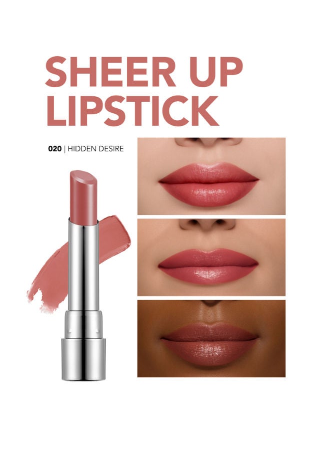 flormar Sheer Up Lipstick 020 Hidden Desire - Image 5