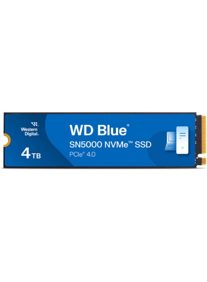 WD 4TB Blue SN5000 PCIe 4.0 M.2 Internal SSD 4 TB