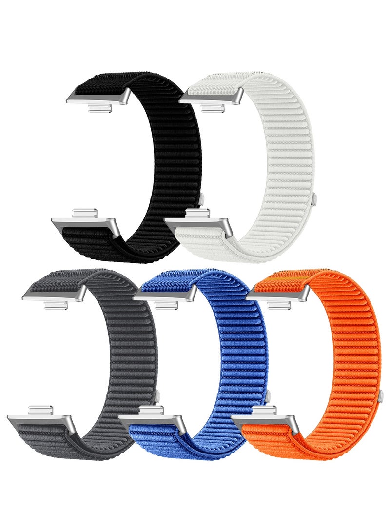 MARGOUN 5 Pack of Premium Magnetic Loop Watch Band for Huawei Watch 4 & Watch 4 Pro – Adjustable, Soft & Durable Replacement Strap Multicolor-1