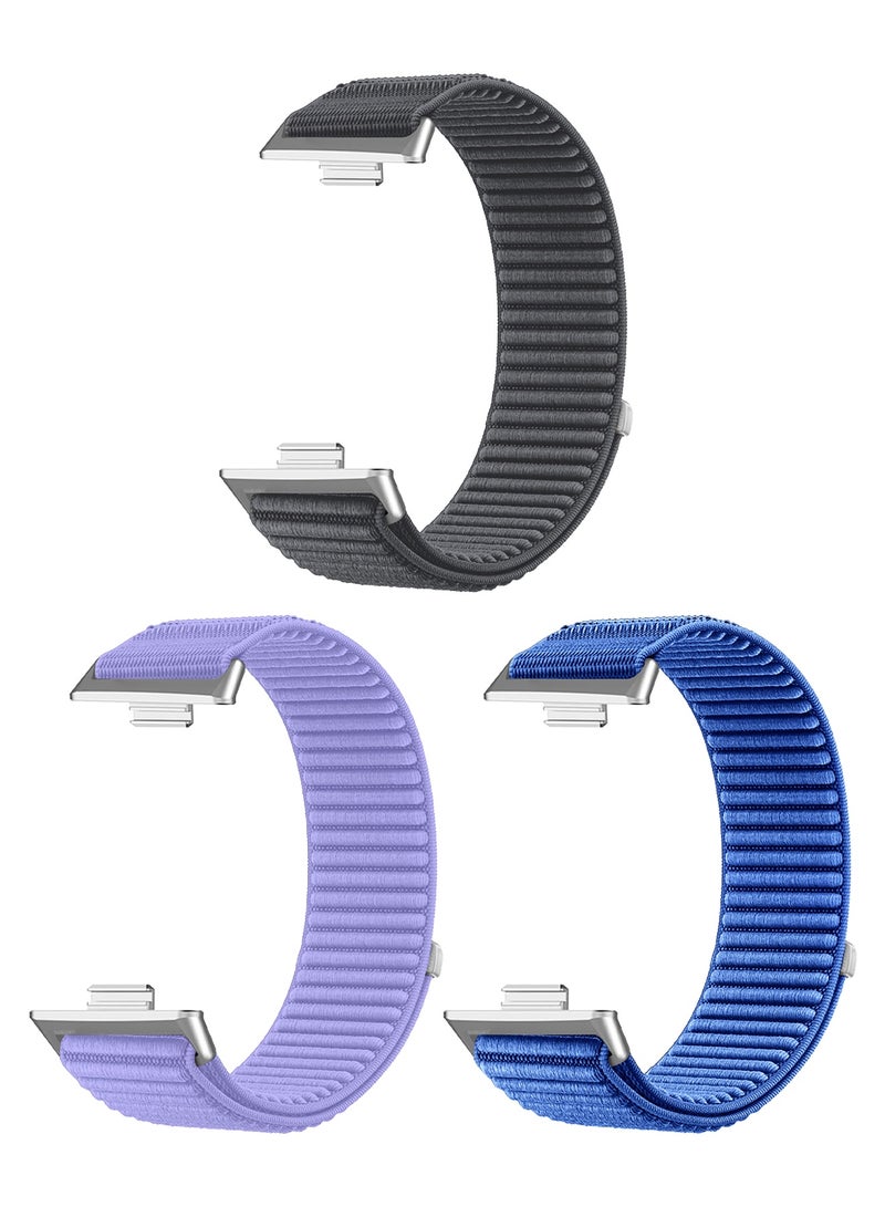 MARGOUN 3 Pack of Premium Magnetic Loop Watch Band for Huawei Watch 4 & Watch 4 Pro – Adjustable, Soft & Durable Replacement Strap Multicolor-2