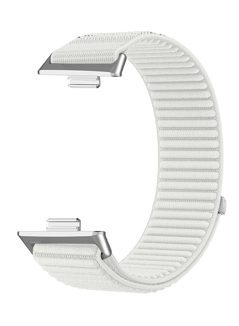مارجون Premium Magnetic Loop Watch Band for Huawei Watch 4 & Watch 4 Pro – Adjustable, Soft & Durable Replacement Strap white - Image 2