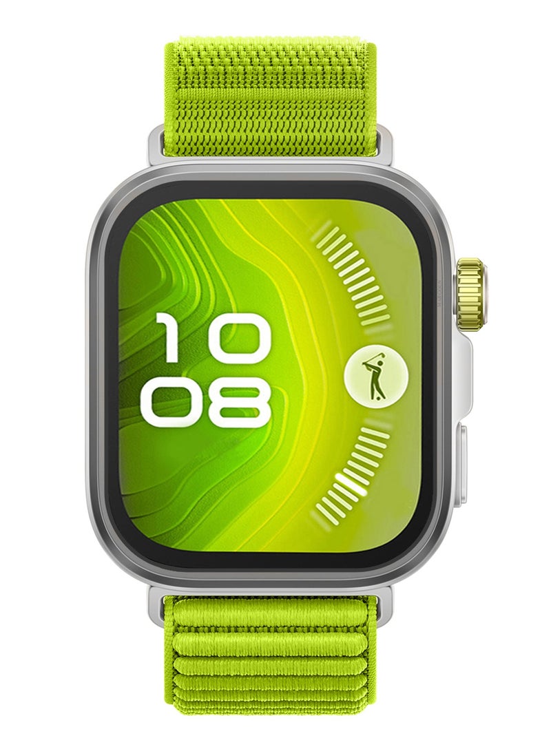 مارجون Premium Magnetic Loop Watch Band for Huawei Watch 4 & Watch 4 Pro – Adjustable, Soft & Durable Replacement Strap green - Image 5