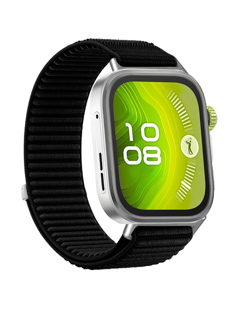 MARGOUN Premium Magnetic Loop Watch Band for Huawei Watch 4 & Watch 4 Pro – Adjustable, Soft & Durable Replacement Strap black - Image 4