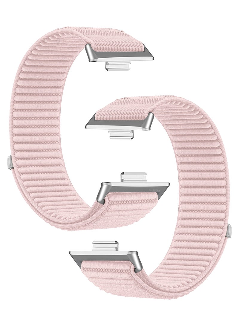 MARGOUN Premium Magnetic Loop Watch Band for Huawei Watch 4 & Watch 4 Pro – Adjustable, Soft & Durable Replacement Strap Light Pink - Image 1
