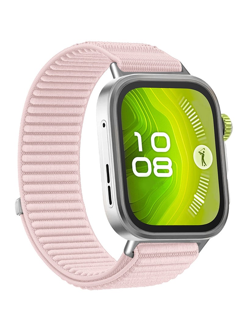 MARGOUN Premium Magnetic Loop Watch Band for Huawei Watch 4 & Watch 4 Pro – Adjustable, Soft & Durable Replacement Strap Light Pink - Image 4