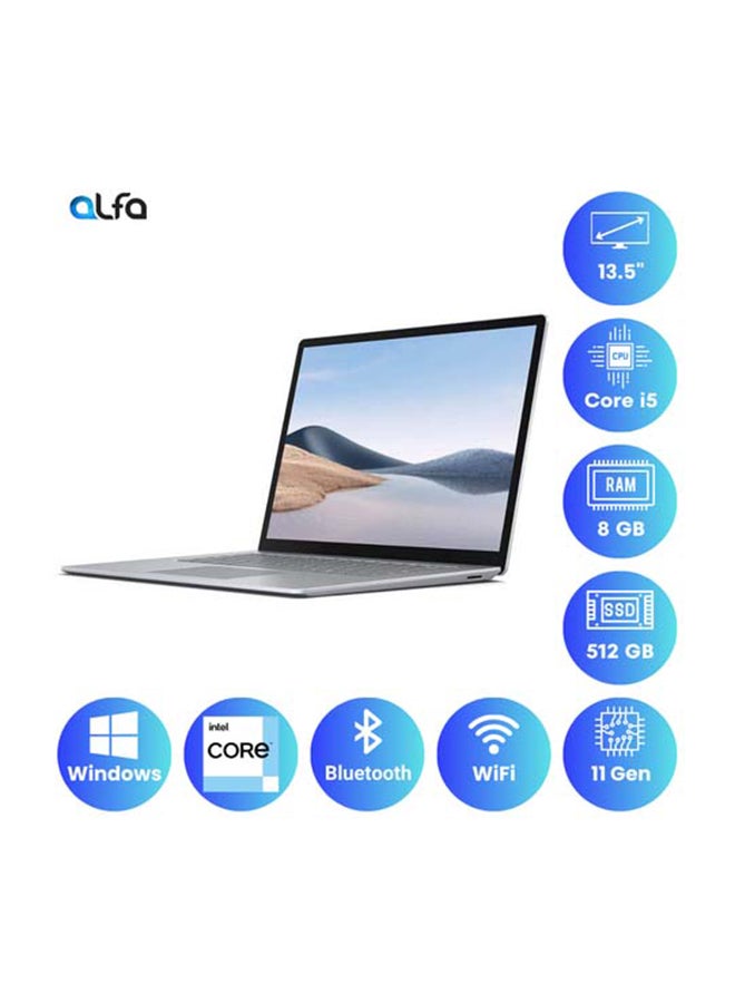 Microsoft Renewed - Surface Laptop 4  Laptop With 13.5-Inch UHD Display,Intel Core i5-1135G7 Processor/Quad Core/11th Gen/8GB RAM/512GB SSD/Intel Iris XE Graphics/Windows 10 Pro English Silver - Image 3