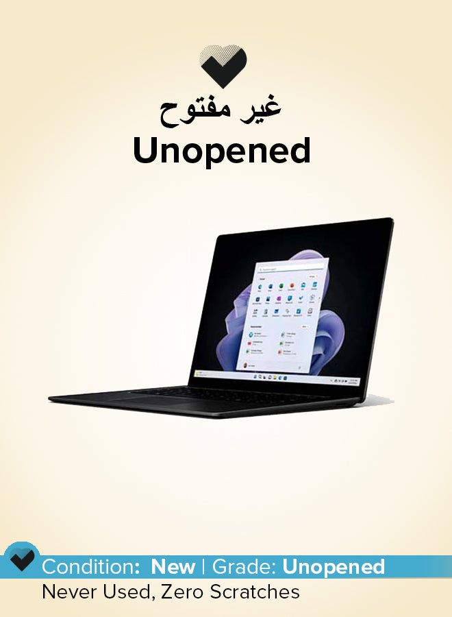 Microsoft Renewed - Surface Laptop 6  Laptop With 13.5-Inch UHD Display,Intel Core Ultra 7 155H Processor/16-Core/16GB RAM/512GB SSD/Intel Iris XE Graphics/Windows 10 Pro English Black - Image 1