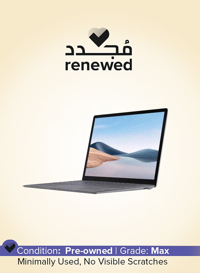 Microsoft Renewed - Surface Laptop 4  Laptop With 13.5-Inch UHD Display,Intel Core i7-1185G7 Processor/Quad Core/11th Gen/16GB RAM/512GB SSD/Intel Iris XE Graphics/Windows 10 Pro English Silver - Image 1