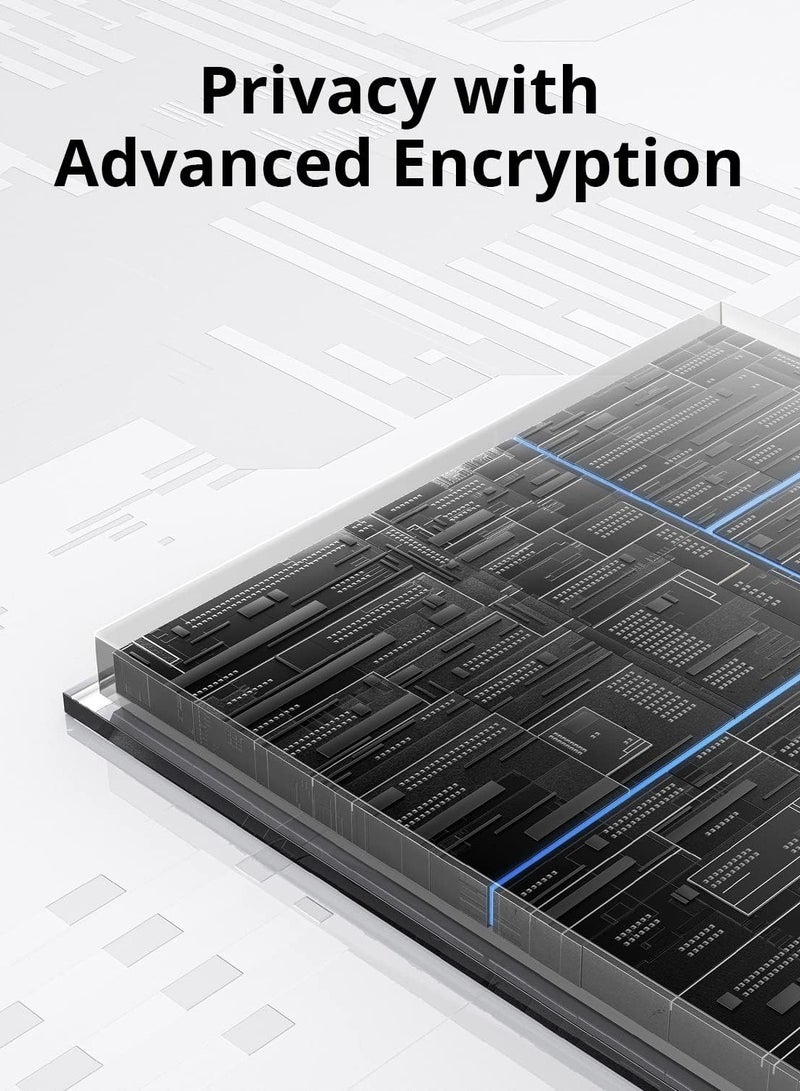 eufy Security HomeBase 3 S380 Security Camera, Toll-Free Use, Expandable Memory,  Security Compatibility, Military Standard Encryption White - Image 4