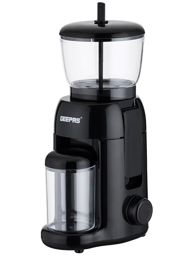جيباس صانع زبدة الفول السوداني 500 واط موتور قوي | وعاء طحن 756 جرام + كوب تخزين 320 مل، لوحة مطحنة من الفولاذ المقاوم للصدأ | تصميم مدمج وأنيق | نعومة سهلة، زبدة فول سوداني صحية وخالية من المواد الحافظة | GPG63092 أسود - Image 1