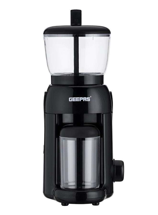 جيباس صانع زبدة الفول السوداني 500 واط موتور قوي | وعاء طحن 756 جرام + كوب تخزين 320 مل، لوحة مطحنة من الفولاذ المقاوم للصدأ | تصميم مدمج وأنيق | نعومة سهلة، زبدة فول سوداني صحية وخالية من المواد الحافظة | GPG63092 أسود - Image 4