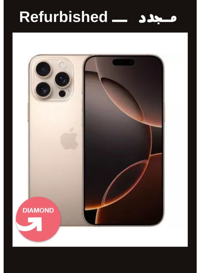 Apple Iphone 16 Pro 128GB Desert Titanium Single , Local Warranty | Diamond Grade | UPGRADE Refurbished