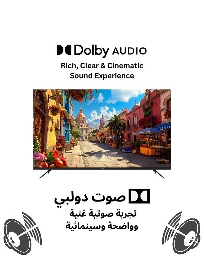 VIDEOCON 55-Inch Edgeless 4K UHD WebOS Hub Smart TV, Magic Remote, Bluetooth, Dolby Audio, Apple AirPlay, DVB T2/S2, Free Wall Bracket – E55ELWO1100 Black - Image 5