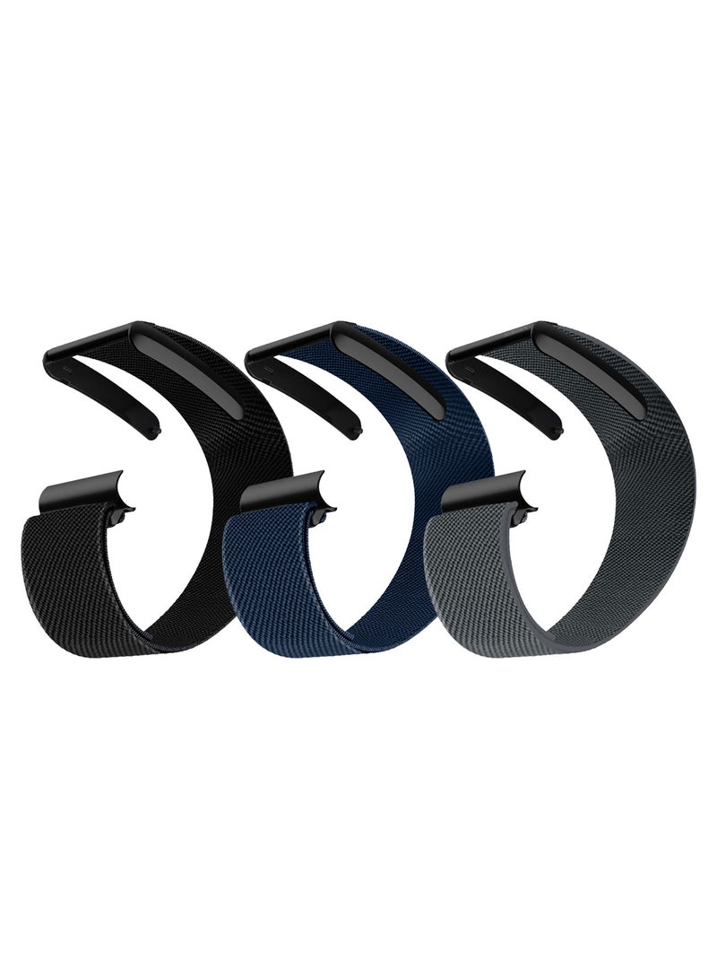 MARGOUN 3Packs Premium Adjustable Nylon Strap for WHOOP 5 – Lightweight & Breathable Replacement Band Multicolour-7 - Image 1