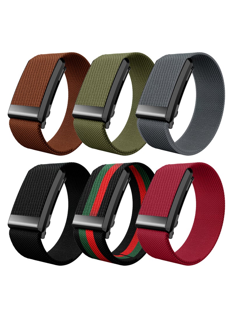 مارجون 6Packs Premium Adjustable Nylon Strap for WHOOP 5 – Lightweight & Breathable Replacement Band Multicolour-14 - Image 2