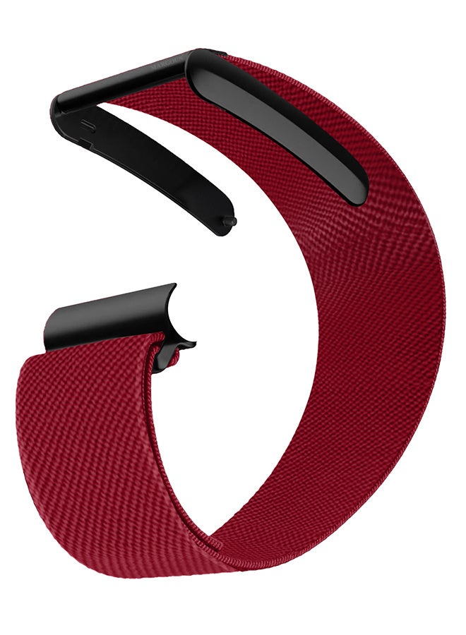 MARGOUN Premium Adjustable Nylon Strap for WHOOP 5 – Lightweight & Breathable Replacement Band red - Image 1