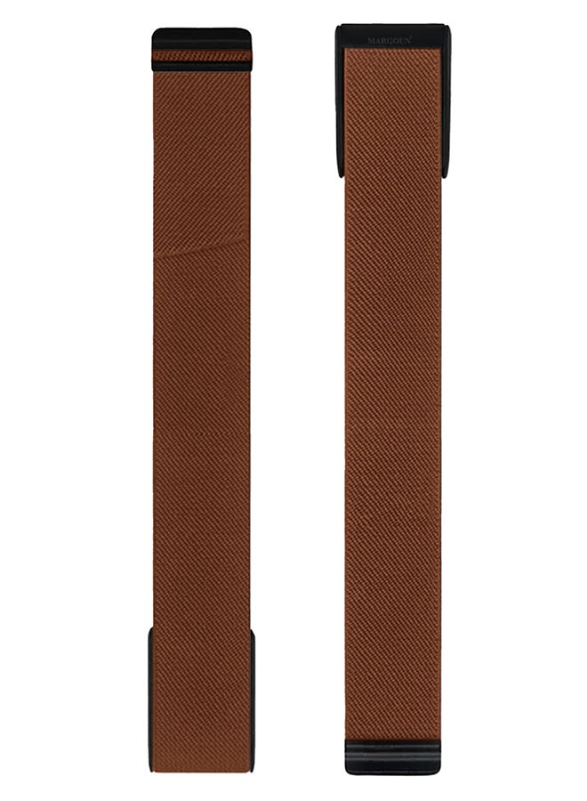 MARGOUN Premium Adjustable Nylon Strap for WHOOP 5 – Lightweight & Breathable Replacement Band brown - Image 3