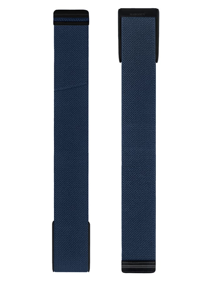 MARGOUN Premium Adjustable Nylon Strap for WHOOP 5 – Lightweight & Breathable Replacement Band Navy Blue - Image 3