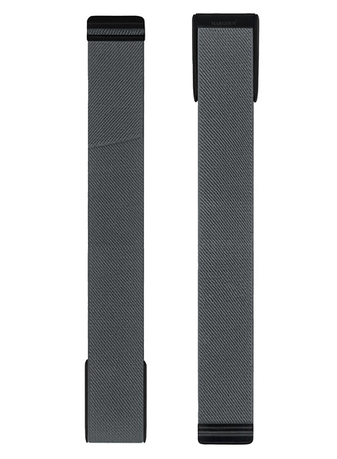 MARGOUN Premium Adjustable Nylon Strap for WHOOP 5 – Lightweight & Breathable Replacement Band grey - Image 3