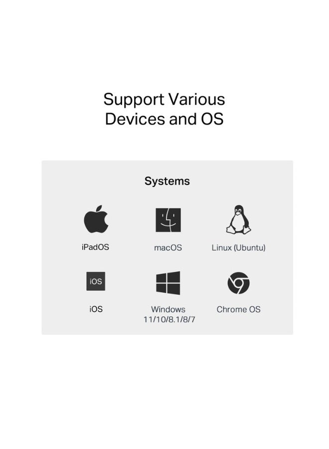TP-LINK UE302C USB Type-C to 2.5 Gigabit Ethernet Adapter – High-Speed LAN Network Converter, Plug & Play, Compatible with Windows, Mac, Chromebook, Ultra-Fast RJ45 Wired Internet grey - Image 5