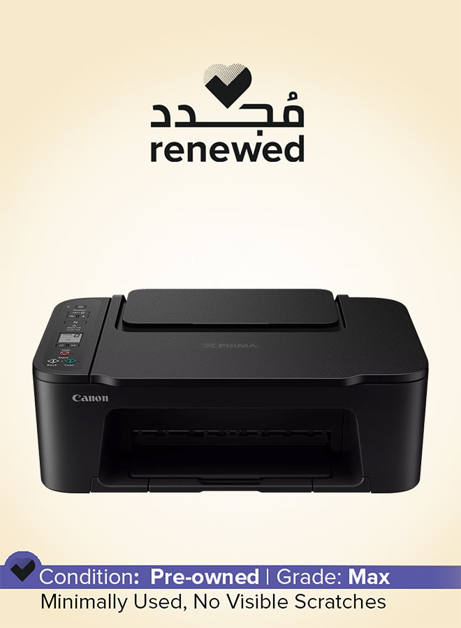 Canon Renewed - PIXMA TS3640 Wireless Colour All-in-One Inkjet Photo Printer, Print, Copy & Scan Black - Image 1