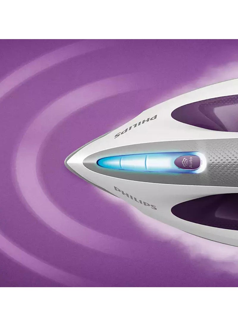 فيليبس Philips 1.8 Litres Steam Generator Iron, 2700 Watts, Color Purple/White Model – GC9660/36 1.8 L 2700 W GC9660 purple - Image 2