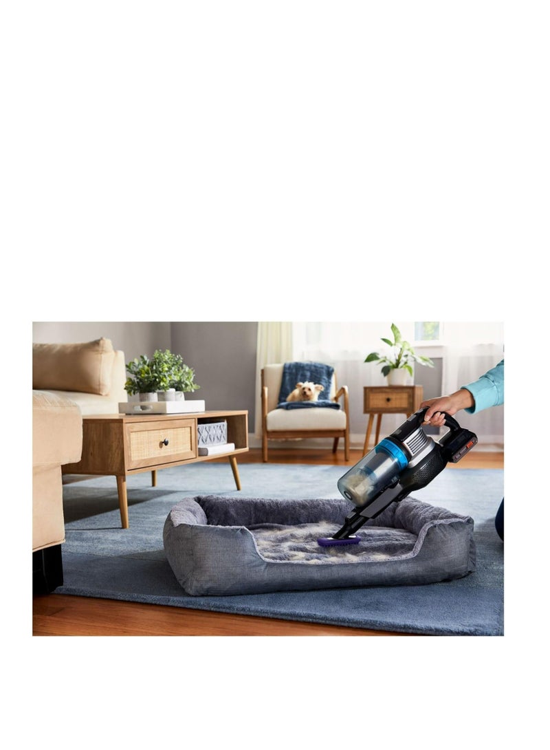 بلاك اند ديكر مكنسة بلاك آند ديكر POWERSERIES Extreme MAX اللاسلكية، مكنسة منزلية وشعر الحيوانات الأليفة (BHFEB520D1) - Image 3