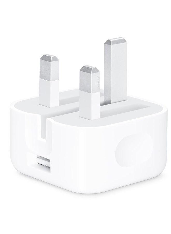 MARGOUN 20W USB-C PD Fast Charger with 240W Braided Type-C to Type-C Cable (2m) – UK 3-Pin Plug for iPhone 16 Pro White - Image 5